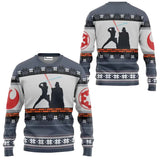 Santa Claus Darth Vader Ugly Christmas Sweater Star Wars The Mandalorian Men's Sweater Autumn Winter Women's Sweatshirt style 2 style 2 style 2 L
