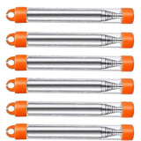 6-Pack Collapsible Stainless Steel Fire Bellows, Collapsible Outdoor Fire Bellows