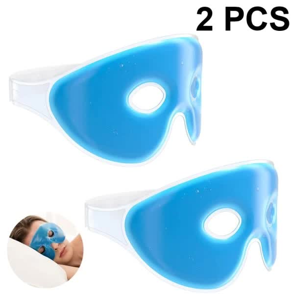 【PP】2x Eye Mask Cooling - Eye Gel Mask Set - Cooling Mask Cooling Blue