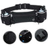 Running Belt with Water Bottles for Active People, Black