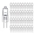 10-Pack G4 Halogen Bulbs 20W 12V, Warm White
