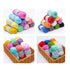 20-pack Cotton Knitting Crochet Yarn, 49m/roll, MultiColor