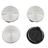 4-Pack Tesla Wheel Hub Caps, 56mm, Silver - Compatible with Tesla