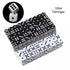 100-Pack White Six-Sided Dice for Party Game Puzzle