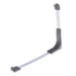 Shoe size measuring stick, foot measurer for shoes, grey