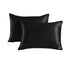 2-Pack Satin Pillowcase, 50 x 66cm, Black