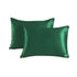 2-pack Satin Pillowcase, 50 x 66cm, Dark Green