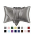 2-Pack Satin Pillowcase, Dark Gray, 50 x 66cm