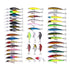 43-Pack Fishing Lure Wobbler Minnow Mixed Color