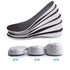 Shoe Insoles for Height Increase 2cm, 3cm, 4cm, Black