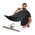 Barber Cape Black, Apron for Shaving & Beard Collection