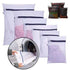 5pcs White Laundry Bags, 2 Sizes - Organize and Protect Clothes