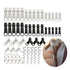 84 Pieces Universal Zipper Replacement Repair Kit, MultiColor