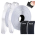Self-Adhesive Velcro Tape 50m x 3cm, Black