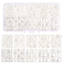 800pcs Acrylic Beads for Jewelry Making, DIY Imitation Pearls White