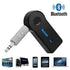 Bluetooth Music Receiver AUX 4.1, Black, Wireless Car Audio Adapter