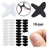 10 pairs silicone nose pads for glasses, Black
