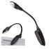 Book Lamp LED Reading Light with Clamp, Black