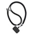 Nylon Phone Lanyard Rope for Universal Crossbody Mobile Phones, Black