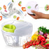 Onion Chopper 500 ml Manual Kitchen Helper, White