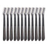 12 pcs Eyebrow Knives, Black