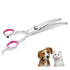 Curved Dog Scissors 19cm, Silver, Rounded Tip Pet Grooming Shears