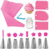 Blue Tulle Set with Liquor Bag, Liquor Tweezers, and Dough Scraper, 14 Pieces