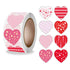 500pcs Love Heart Cartoon Stickers, MultiColor