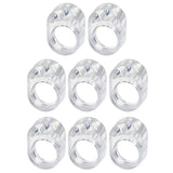 8-Pack Clear Door Handle Stops, 1.57\