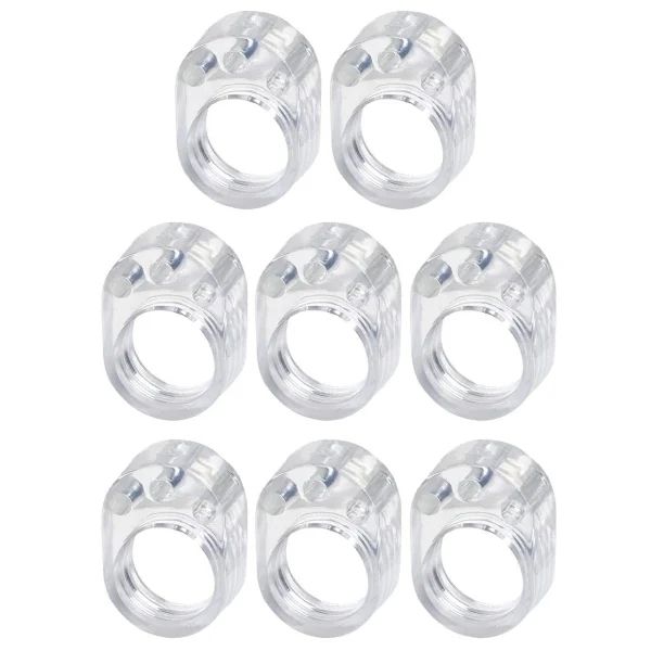 8-Pack Clear Door Handle Stops, 1.57\
