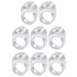 8-Pack Clear Door Handle Stops, 1.57\