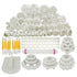 68pcs Baking Tools, Cake Decorating Utensils, White