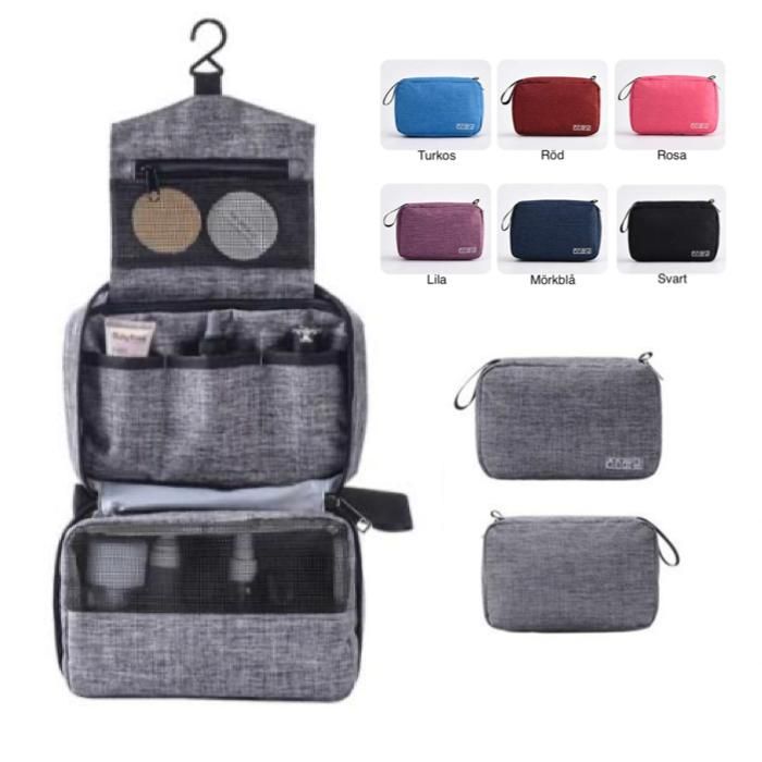Travel Toiletry Bag Spacious Hanging for Travel, Purple