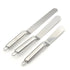 3 Pcs Silver Palette Knife Spatula for Cake Decorations