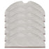 5pcs Reusable Mop Cloths for Xiaomi Roborock, Beige