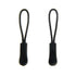 50-pack Black Replacement Zippers for Clothing, 6 inches