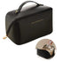 Black Spacious Toiletry Bag for Travel, Makeup Bag