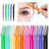 6-pack Eyebrow and Beard Trimmer Knife, MultiColor