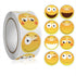 500pcs MultiColor Smiley Emoji Stickers, Cartoon Design