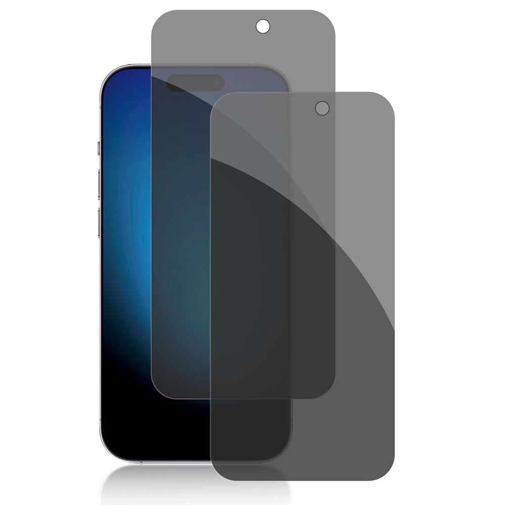 iPhone 15 Plus Privacy Screen Protector, 2pcs