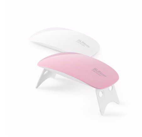 UV LED Nail Lamp 12W Mini, White for Gel Polish Hybrid Gel