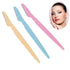 3-Pack Eyebrow and Beard Knife Set, Multicolor