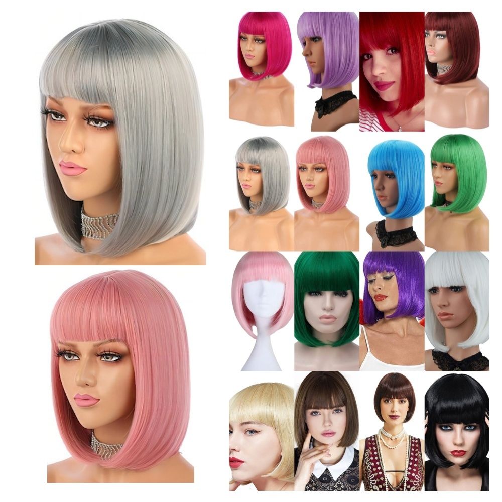 Blonde Synthetic Wig for Party Pride Parades and Cosplay