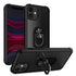 iPhone 12 Silicone Shockproof Cover, Black Transparent, Compatible with iPhone 12 Pro