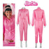 Barbie Jumpsuit Costume Light Pink, Size S for Halloween Cosplay