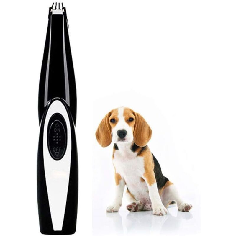 USB Rechargeable Cordless Pet Hair Trimmer for Dogs and Cats Paws Ears and Face