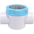Swimming Pool Check Valve G1.5 PVC Safety Valve with Sight Lens for Spa Filter, 50mm