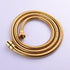 Gold Anti Kink Stainless Steel Flexible Shower Hose with Solid Brass Connector, 2M 78in