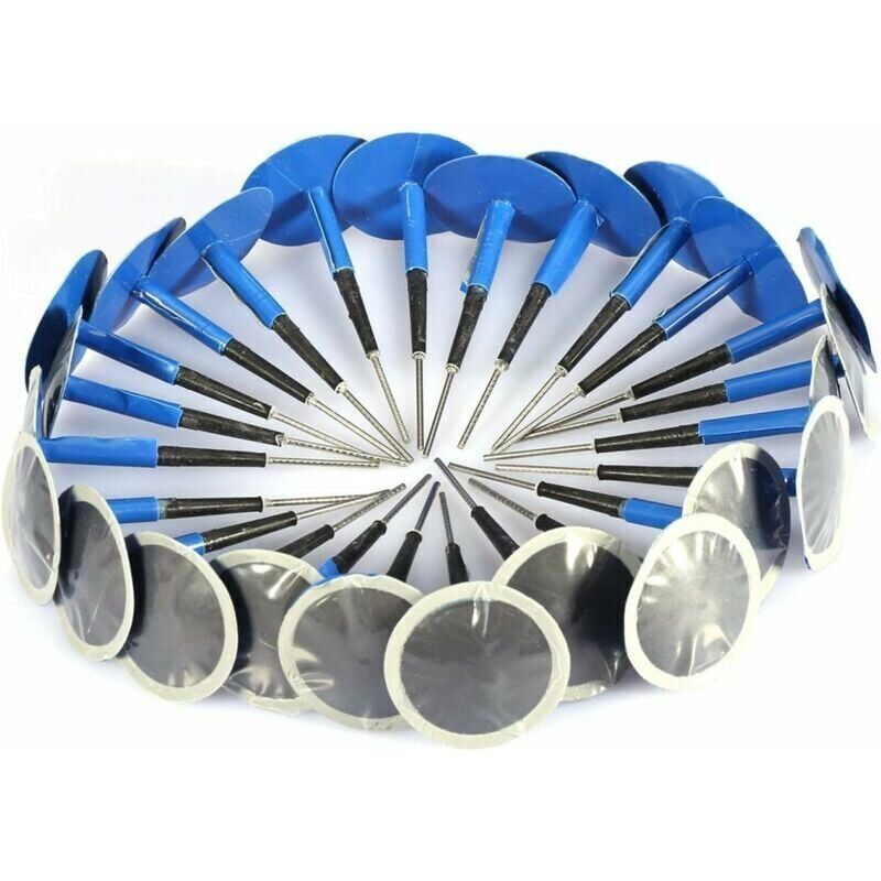 24 Pack Universal Tubeless Tire Puncture Repair Mushroom Plugs for Car Motorcycle, 36 x 4mm