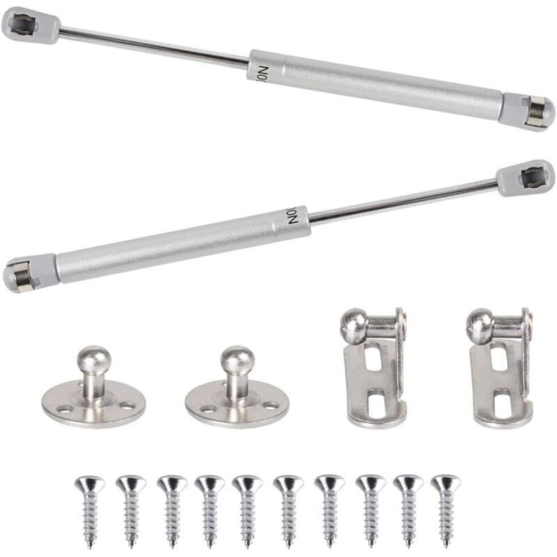 2 Pack 100N Gas Springs Hydraulic Struts with Screws for Cabinet Cupboard Door, 265mm
